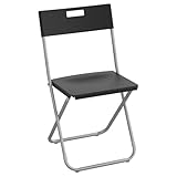 Ikea Silla Plegable Grunde, Negro