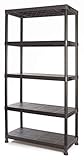 Tayg Kit estantería plástico 945, negro, 900 x 400 x 1800 mm