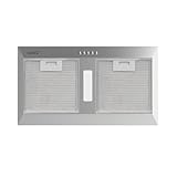 Cata Campana Extractora GCB 55 X Grupos Filtrantes 3 niveles de Extracción Panel de Control Mecánico Extracción Máxima 371m3/h Nivel Sonoro 59dB Motor 120W Iluminación Led Ancho 55 cm Color Inox