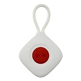 Chuango SOS-100 Botón de alarma de pánico - Botones de alarma de pánico (Alarma, Rojo, Blanco, ABS sintéticos, 52 mm, 54,5 mm, 10 mm)