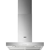 Zanussi ZHB62670XA Campana extractora de pared de 60 cm, 3 velocidades, Acero inoxidable, Nivel de ruido 68 dB(A), Salida 150 mm, Iluminación LED, Clase C, Inox