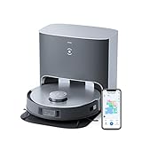 ECOVACS Robot Aspirador DEEBOT X1+ con función de fregado y estación de aspiración (3,2L), potencia aspiración de 5000pa, evitación de obstáculos y mapeo 3D, diseño Jacob Jansen, batería de 5200mAh