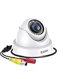 ZOSI 1080P Cámara de Vigilancia Exterior para DVR Kit Cámaras de Seguridad, 20M Visión Nocturna, con Botón OSD