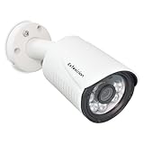 Evtevision Cámara de Seguridad 5MP Bala AHD/TVI/CVI/CVBS 4-en-1, Cámara de Vigilancia Analógica IP67 Impermeable Uso Interior y Exterior, Visión Nocturna 100Pies IR