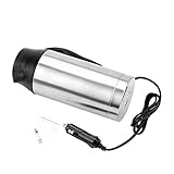 Hervidor de Agua de 24V para Camión, Calentador de Agua para Camiones, Acero Inoxidable + Pp, Portátil, 750Ml, 24V, Coche de Viaje, Camión, Hervidor de Agua, Botella de Calentador