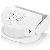 Kerui - Timbre inalámbrico M5, Detector de Movimiento con Alarma de Sonido para Puerta/Entrada de Puerta/casa y Tienda/Oficina, Alarma de Seguridad