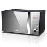 HAEGER MAGIC MICRO 26 - Microondas con 800W de potencia, capacidad de 26L - 5 niveles de potencia, función de descongelación, temporizador de 60 minutos, plato giratorio en vidrio de 27 cm