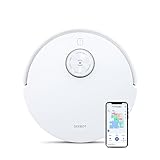 ECOVACS DEEBOT T10, Robot Aspirador con Mopas vibratorias (OZMO Pro 3.0), 3000Pa, reconocimiento de obstáculos con IA (AIVI 3.0), mapeo 3D, batería de 5200 mAh, Asistente de Voz YIKO