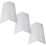 WELL GRILL 43,5 x 15 cm Acero inoxidable Flavorizer Bars Placa calefactora Distribuidor de llamas Gas Barbacoa Quemador Cubierta para Weber, Landmann, Enders, Charbroil y muchas marcas diferentes de