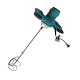 Mezclador de hormigón de 2100 W, mezclador de mortero de 6 velocidades, 800 rpm/min, con cabezal mezclador en forma de S para diferentes materiales de viscosidad media