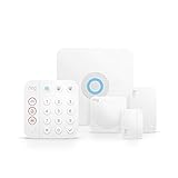 Kit de Ring Alarm - S de Amazon | Sistema de seguridad para el hogar con alarma y vigilancia asistida opcional - Sin compromisos a largo plazo | Compatible con Alexa