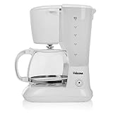 Tristar CM-1252 Cafetera – Volumen: 1,25 litros – Elemento antigoteo - Blanca