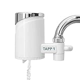 TAPP Water TAPP 1 - Sistema de Filtración para grifo - Filtra cloro, sedimentos, oxido, nitratos, pesticidos y elimina mal sabor y olor. Filtro de agua para grifo