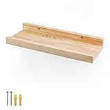 Estantería Madera, LNSYNSS Estante, una Palabra Baldas de Madera, 30 cm de Largo, Estanterias de para el Baño, Estanteria pared Diseño Moderno para Cocina, Baño