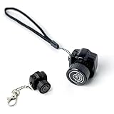 Mini Llavero con Cámara, Mini Cámara para Pulgar de 0,98 Pulgadas, Llavero con Videocámara Micro Mini DV DVR, Batería de 75 mAh, Sin Pantalla