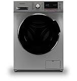 INFINITON | WM-A122I - Lavadora Carga Frontal | Faster Wash Technology | Tecnología Inventer | Display LED | 16 Programas | Easy Play | Modo ECO | Acabado Special Black Inox | Capacidad 12 Kg