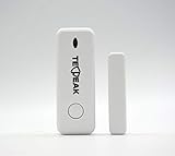 Sensor de Alarma, TECPEAK Alarma para Puertas y Ventanas con Control antirrobo, Funciona con TECPEAK Sistema de Alarma con Seguridad