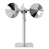 Alleshelfer Ahuyentador de Palomas, balcón, reflexión de 360°, ahuyentador de pájaros carpinteros con Base de Aluminio, Vigas de Techo, fachada para jardín, Techo, balcón, Defensa de Palomas