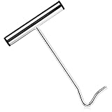 com-four® 1x Extractor de Clavijas de Acero Inoxidable - Extractor de Ganchos - Accesorios de Carpa para Acampar y al Aire Libre (Acero Inoxidable - 1 Pieza)