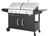 Habitat et Jardin Barbacoa de Gas y carbón Western 2 en 1 - Negra