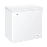 Candy CCHH 200E, Congelador Arcón Horizontal, Ancho 92CM, 196L, Tecnología Estática, 1 Cesto, Control Electrónico Externo, Indicador de Temperatura, Alarma Aumento de Temperatura, 39DB, Blanco