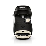 Bosch - Cafetera Multibebida Tassimo Happy Friendly, Hasta 70 bebidas, OneTouch, INTELLIBREW™, Beige, TAS107E