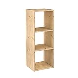 Astigarraga Kit Line Estantería Modular 3 Cubos Dinamic, Madera Maciza Pino - 105,4x36,2x33 cm