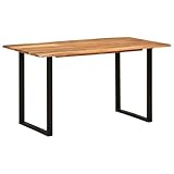 vidaXL Mesa de Comedor Consola Muebles Extensible Cocina Decorativo Hogar Multiusos Auxiliar Salón Sala de Estar Madera Maciza Acacia