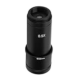 Cámara para Microscopio M30 Adaptador Microscopio 12×11×5 0.5X Cmount 30 30,5mm Adaptador para Cámara de Microscopio Lente Ocular M30 Adaptador para Microscopio Adaptador de