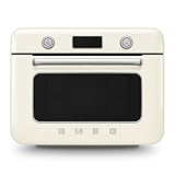 SMEG cof01creu Horno de Vapor Combinado de encimera, Plastic, Cream