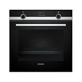 Horno Multifunción con vapor valueSteam SIEMENS HR574AER0 Limpieza Pirólisis $amp; humidClean 71L Cristal negro/inox