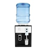 Dispensador de agua, enfriador de agua para oficina, dispensador de agua potable, 575 W, máquina de beber eléctrica caliente y fría para 4,5 – 18,9 l de agua en cubo