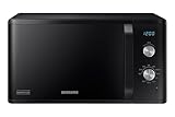 SAMSUNG MG23K3614AK/E1 - Microondas con Grill 23L 800W Negro - Descongelación rápida