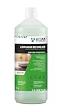 EQM - ECO-217 - Limpiador de suelos para robots de limpieza - 1L - Válido para cualquier superficie gracias a su pH neutro - Agradable aroma floral
