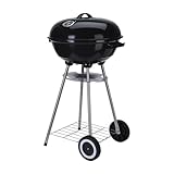 Well Home Barbacoa con ruedas tipo bowl Ø47cm