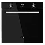 EVVO Horno H2-3100W, 78 litros, 10 funciones, Programa de cocción automática, Eficiencia energética de Clase A