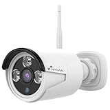 Nivian cámara Bullet WiFi 2K-Visión Nocturna-Apta para Interior y Exterior IP66-Codificación H265+ - Compatible con Kit videovigilancia Nivian NV-KIT830W-4CAM y NV-KIT430W-4CAM