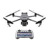 DJI Mavic 3 Pro con DJI RC (control remoto con pantalla), dron insignia de tres cámaras con cámara Hasselblad con CMOS 4/3, 43 min de tiempo de vuelo y transmisión de vídeo HD a 15 km