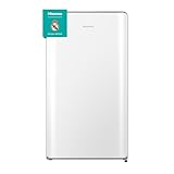 Hisense MUR48082E- Frigorífico Una Puerta, Table Top, Congelador, Class E, Capacidad 82L con 87 cm Alto, Congelador Freeze Zone, Cajón frutas y verduras, Silencioso 36 dBA, Color Blanco