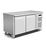Carina - Congelador de 2 puertas, 260 litros, temperatura para frigorífico, congelador, refrigerador, comercial: -15 ~ -20 ℃