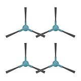 Kit de 4 cepillos laterales de repuesto, kit de cepillos laterales para Conga 2499 Ultra Home, piezas de repuesto avanzadas de accesorios, kit de cepillo lateral para aspiradora robótica (paquete de