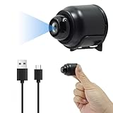 SELURK Mini cámara Espía Inalámbrica HD 1080p con Visión Nocturna, Detección de Movimiento y WiFi - Cámara de Seguridad Oculta para Vigilancia Interior/Exterior, Seguridad para Bebés, Oficina y Hogar