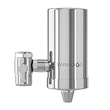 Waterdrop WD-FC-06 Grifo de Acero Inoxidable, Sistema de Filtración de Agua con Bloque de Carbón, Elimina el Cloro, los Metales Pesados y el Mal Sabor (1 Filtro Incluido)