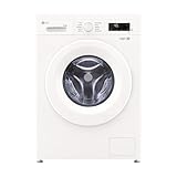 LG W4X1085NWH - Lavadora Secadora Inverter Direct Drive 8/5kg, 1400 rpm, 6 Motion, Vapor Steam, Wi-Fi ThinQ, Clasificación A (Lavado) E (Secado, Serie 140, Blanco