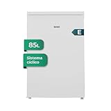 Svan Congelador vertical Blanco SCV855500E. Capacidad 85 Litros, Puerta Reversible, Bajo nivel Sonoro, Eficiencia Energética Clase E