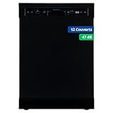 GEDTECH GLV1249 - Lavavajillas, 12 cubiertos, 49 dB (Black)