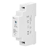 Miratic Fuente Alimentacion 12v Fuente de alimentacion 12v Regulada Transformador 220v a 12v con Carril DIN para Instalaciones Eléctricas y Automatización Industrial(1,25A 1 módulo)
