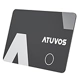 ATUVOS Air Tag Card Localizador Ultradelgado 1.6mm, Bluetooth Smart Tracker Compatible con APP Buscar Apple (Sólo iOS, Android Not Supported), Rastreador Buscador para Cartera, Maletas, Pasaporte, etc