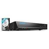 Reolink 16 Canales 4K PoE NVR, Sistema de Cámara Vigilancia IP con 3TB HDD Hogar Grabador de Video Red Soporte 16MP/12MP/8MP/5MP /4MP/1080P /720P HD Cámara de Seguridad Exterior, RLN16-410