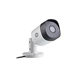 Yale Essentials White Bullet Camera Uso Interior, 1080P, Alerta vía Móvil. Uso Exterior